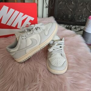 Nike Dunk Low Sail Light Bone Sneakers Shoes Gray Womens